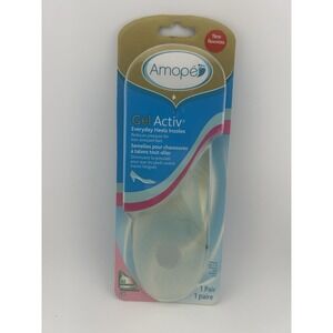Amope Gel Activ Everyday Heels Insoles‎ - New - Women's Size 5-10 - 1 Pair